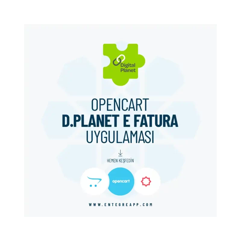 OpenCart D.Planet E-Fatura