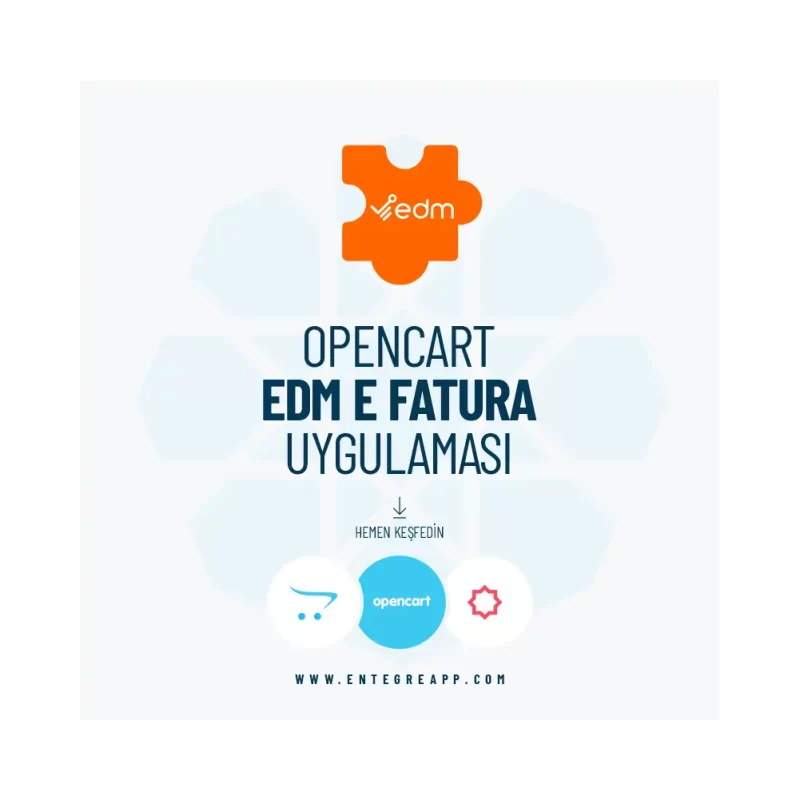 OpenCart EDM E-Fatura