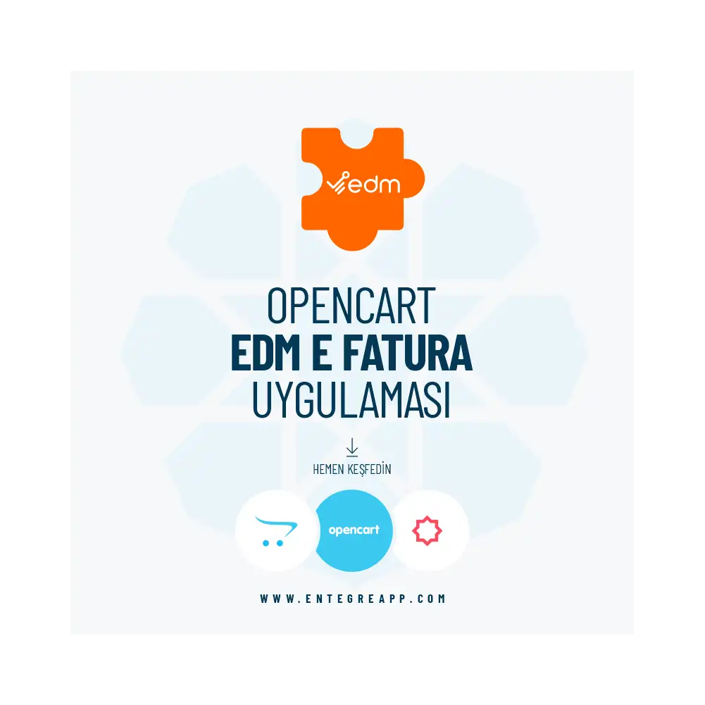 OpenCart EDM E-Fatura
