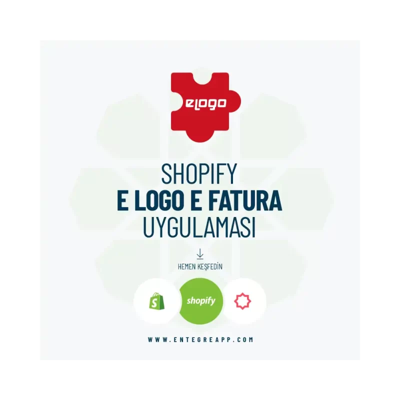 Shopify E Logo E-Fatura