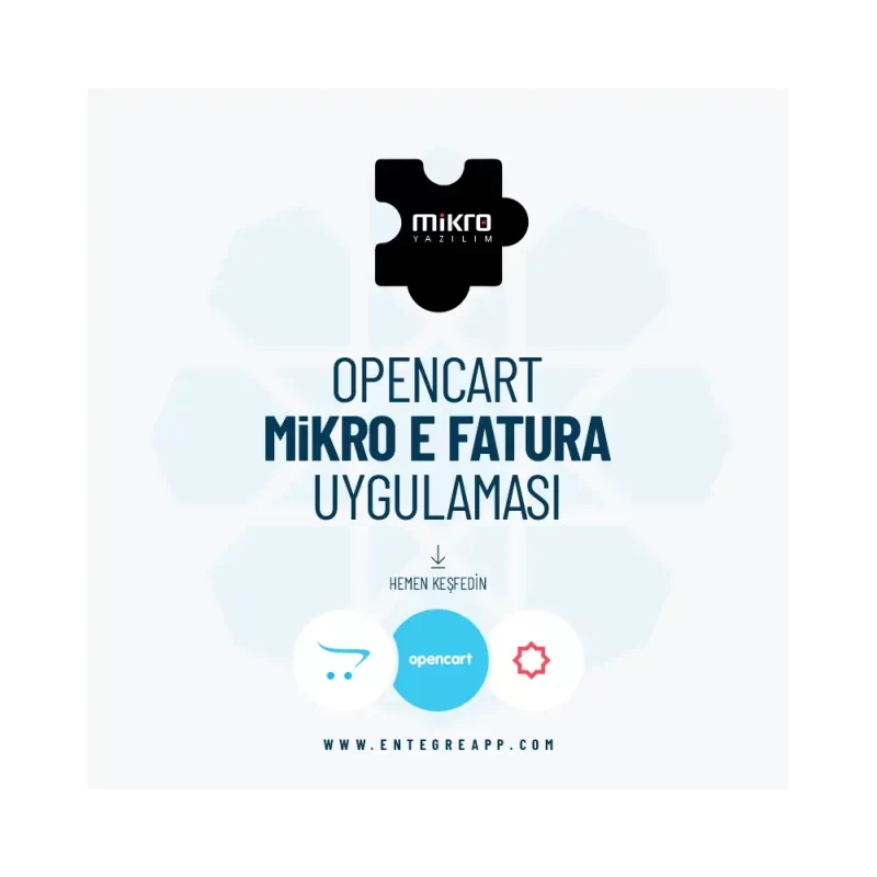 OpenCart Mikro E-Fatura