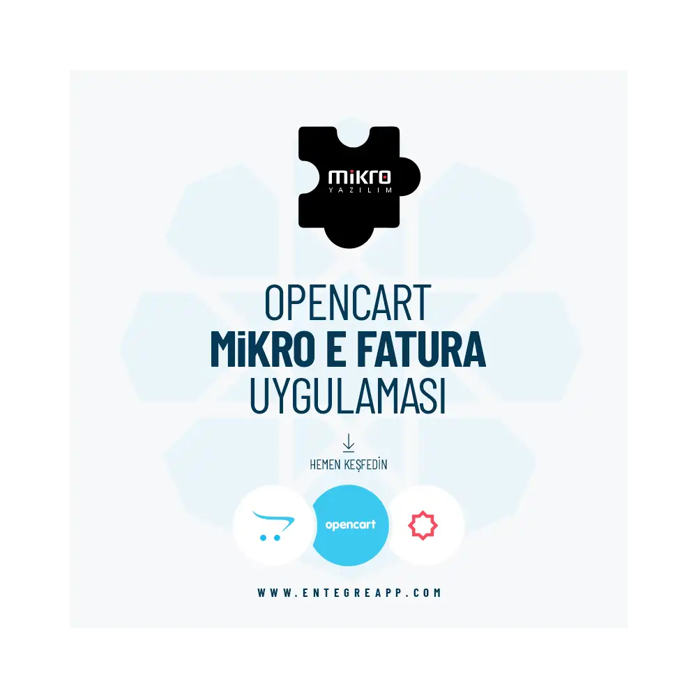 OpenCart Mikro E-Fatura