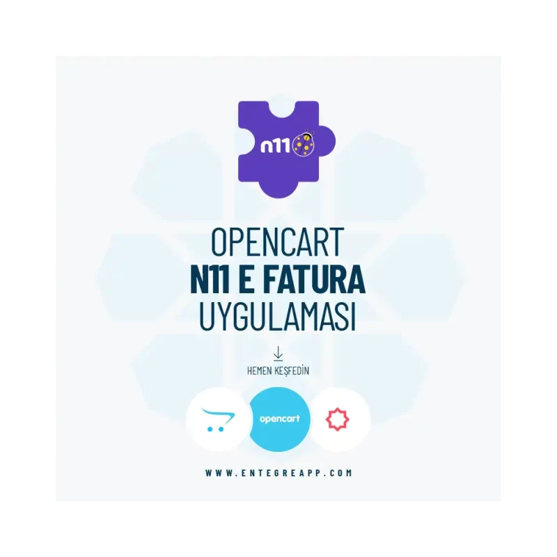 OpenCart N11 E-Fatura