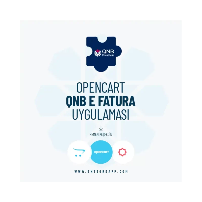 OpenCart QNBFinans E-Fatura