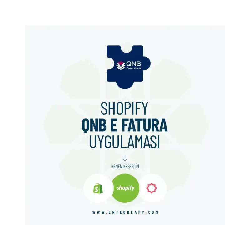 Shopify QNBFinans E-Fatura
