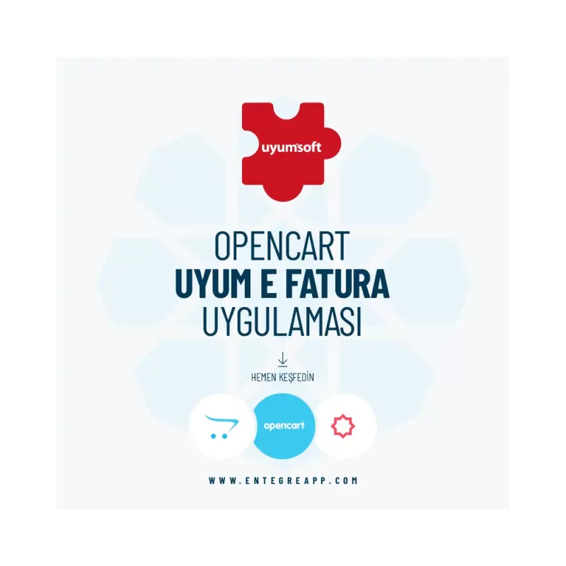 OpenCart Uyumsoft E-Fatura