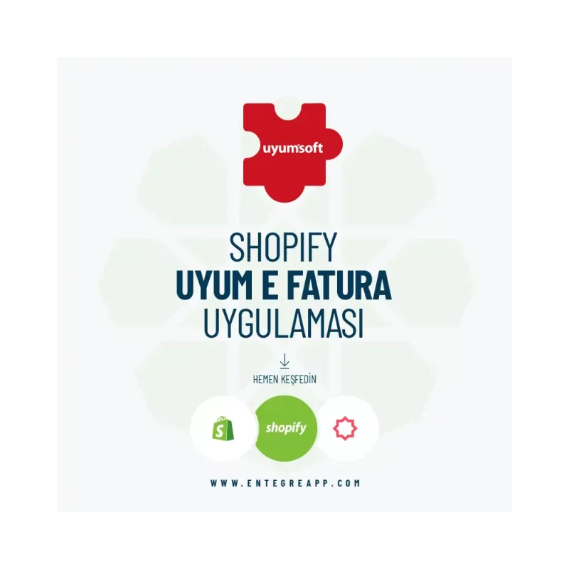 Shopify Uyumsoft E-Fatura